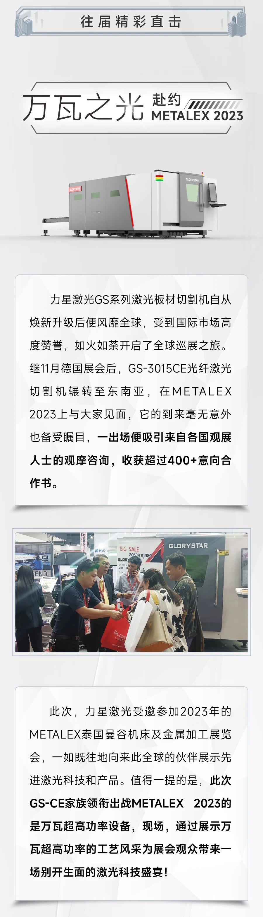 2023再出征！力星激光攜萬(wàn)瓦設備亮相METALEX泰國曼谷機床及金屬加工展！